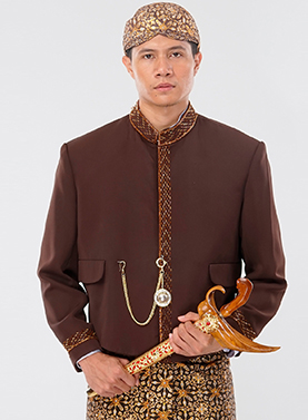 Beskap Orangtua Adat Jawa